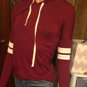 maroon jacket